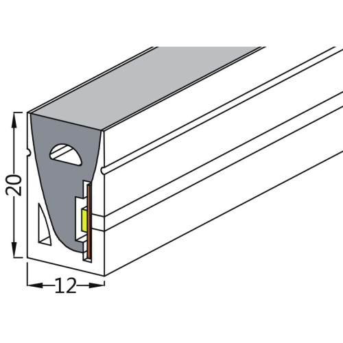 Heliflex 12x20 Neon Flex Side Bend